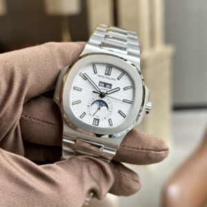 Đồng Hồ Patek Philippe 5726 Mặt Số Trắng Replica 11 PPF (1)