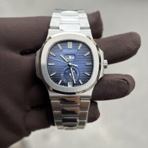 Đồng Hồ Patek Philippe 5726G Rep 11 Dây Thép Mặt Xanh 40 (1)