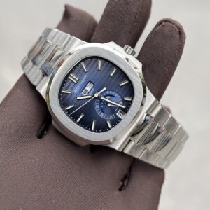 Đồng Hồ Patek Philippe 5726G Rep 11 Dây Thép Mặt Xanh 40 (1)