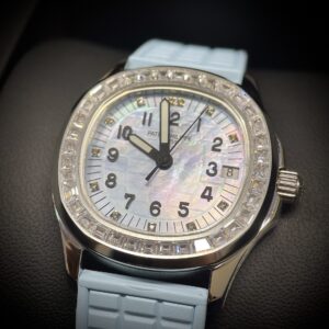 Đồng Hồ Patek Philippe Aquanaut 5072R Màu Xanh Dương Đính Đá PPF (5)