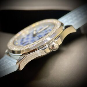 Đồng Hồ Patek Philippe Aquanaut 5072R Màu Xanh Dương Đính Đá PPF (5)
