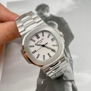 Đồng Hồ Patek Philippe Nautilus 5711 Mặt Trắng Replica 3KF 40mm (1)