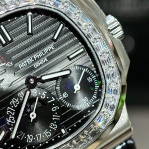 Đồng Hồ Patek Philippe Nautilus 5724G Replica Mặt Xám GRF 40mm (6)