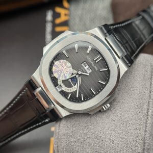 Đồng Hồ Patek Philippe Nautilus 5726 Fake 11 Nam Dây Da GRF 40mm (7)