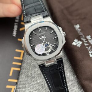 Đồng Hồ Patek Philippe Nautilus 5726 Fake 11 Nam Dây Da GRF 40mm (7)