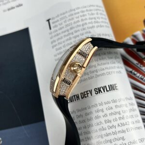 Đồng Hồ Richard Mille RM007 Replica 11 Rose Gold Đính Full Đá 36mm (6)