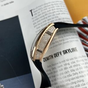 Đồng Hồ Richard Mille RM007 Replica 11 Rose Gold Đính Full Đá 36mm (6)