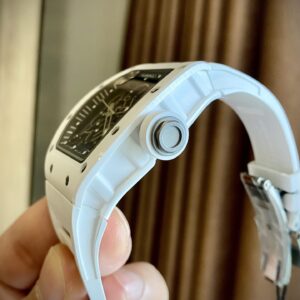 Đồng Hồ Richard Mille RM055 Ceramic Trắng ZF Factory 45mm (1)