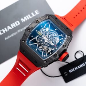 Đồng Hồ Richard Mille RM35-01 Replica 11 Dây Cao Su Đỏ 45mm (2)