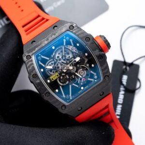 Đồng Hồ Richard Mille RM35-01 Replica 11 Dây Cao Su Đỏ 45mm (2)