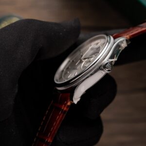 Đồng Hồ Rolex Cellini Date 50519 Dây Da Màu Nâu Rep 11 39mm (7)