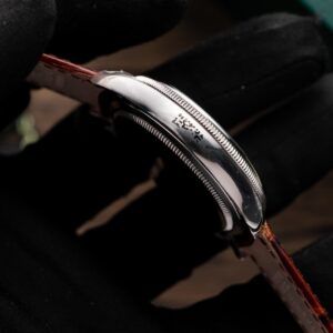 Đồng Hồ Rolex Cellini Date 50519 Dây Da Màu Nâu Rep 11 39mm (7)