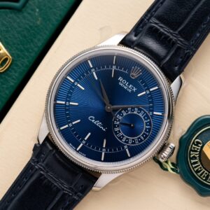Đồng Hồ Rolex Cellini Date 50519 Mặt Số Xanh Rep 11 39mm (7)