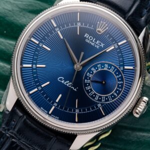 Đồng Hồ Rolex Cellini Date 50519 Mặt Số Xanh Rep 11 39mm (7)