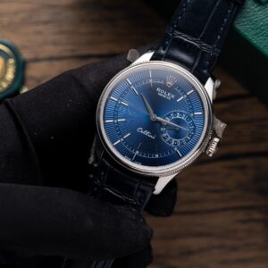 Đồng Hồ Rolex Cellini Date 50519 Mặt Số Xanh Rep 11 39mm (7)