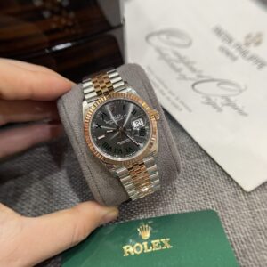 Đồng Hồ Rolex DateJust 126231 Dây Demi Mặt Wimbledon VS Factory 36mm (4)