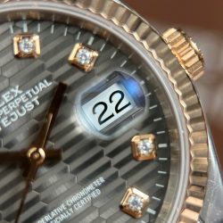Đồng Hồ Rolex DateJust 126231 Màu Demi Mặt Xếp Gạch Xám Đậm VSF 36mm (2)