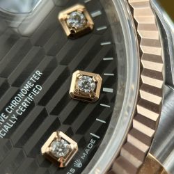 Đồng Hồ Rolex DateJust 126231 Màu Demi Mặt Xếp Gạch Xám Đậm VSF 36mm (2)