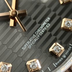 Đồng Hồ Rolex DateJust 126231 Màu Demi Mặt Xếp Gạch Xám Đậm VSF 36mm (2)