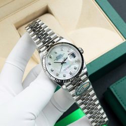Đồng Hồ Rolex DateJust 126234 Mặt Xà Cừ Rep 11 Nhà Máy Clean Cao Cấp Nhất 36mm