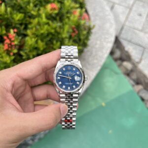 Đồng Hồ Rolex DateJust 126234 Rep 11 Mặt Xanh Dương Nếp Gấp VS 36mm (1)