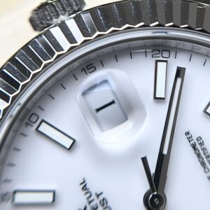 Đồng Hồ Rolex DateJust 126334 Mặt Men Sứ Trắng Nhà Máy Clean 41mm (8)