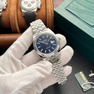 Đồng Hồ Rolex DateJust 126334 Mặt Nếp Gấp Màu Xanh Dương Clean 41mm (2)