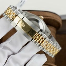 Đồng Hồ Rolex DateJust Bọc Vàng 18K Mặt Lá Cọ GM Replica 36mm (2)