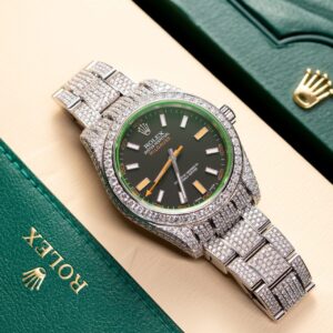 Đồng Hồ Rolex DateJust Độ Kim Cương Moissanite Hong Kong 41mm (3)