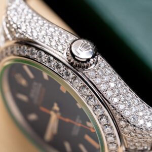 Đồng Hồ Rolex DateJust Độ Kim Cương Moissanite Hong Kong 41mm (3)