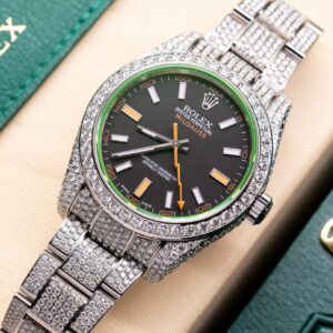 Đồng Hồ Rolex DateJust Độ Kim Cương Moissanite Hong Kong 41mm (3)