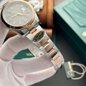 Đồng Hồ Rolex DateJust Mặt Nếp Gấp Màu Xám Dây Oyster Clean 41mm (1)