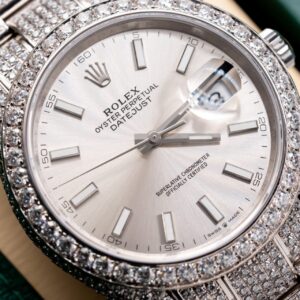 Đồng Hồ Rolex Datejust 126334 Đính Full Kim Cương Moissanite 41mm (4)