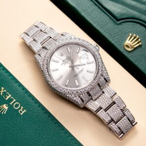 Đồng Hồ Rolex Datejust 126334 Đính Full Kim Cương Moissanite 41mm (4)