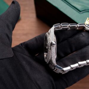 Đồng Hồ Rolex Datejust 126334 Đính Full Kim Cương Moissanite 41mm (4)