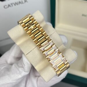 Đồng Hồ Rolex Day-Date Bọc Vàng 18K Mặt Số Đen GM V2 (1)