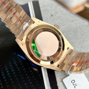 Đồng Hồ Rolex Day-Date Bọc Vàng Độ Kim Cương Moissanite Ruby Đỏ 40mm (2)