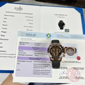 Đồng Hồ Rolex Daytona 116515LN Bọc Vàng Hồng Replica 11 40mm (1)