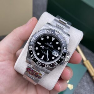 Đồng Hồ Rolex GMT Master II Black Dial Nhà Máy Clean 40mm (4)