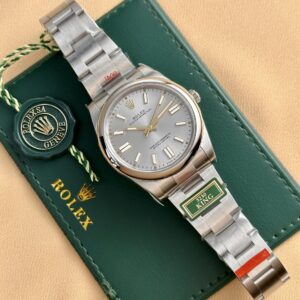 Đồng Hồ Rolex Oyster Perpetual 124300 Mặt Rhodium Replica King Factory 41mm (1)