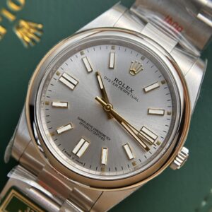 Đồng Hồ Rolex Oyster Perpetual 124300 Mặt Rhodium Replica King Factory 41mm (1)