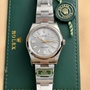 Đồng Hồ Rolex Oyster Perpetual 124300 Mặt Rhodium Replica King Factory 41mm (1)