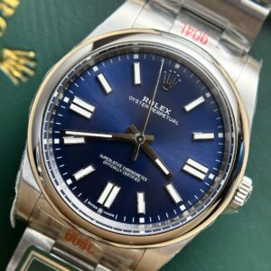 Đồng Hồ Rolex Oyster Perpetual 124300 Mặt Xanh Dương Nhà Máy King 41mm (3)