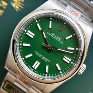 Đồng Hồ Rolex Oyster Perpetual 124300 Mặt Xanh Lá Rep 11 King Factory 41mm (3)