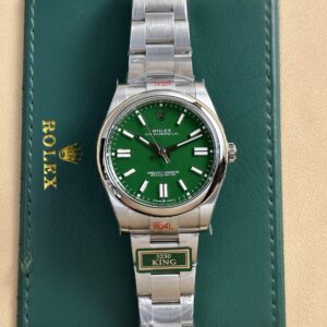 Đồng Hồ Rolex Oyster Perpetual 124300 Mặt Xanh Lá Rep 11 King Factory 41mm (3)
