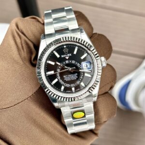 Đồng Hồ Rolex Sky-Dweller Sliver Replica 11 N Factory 41mm (4)