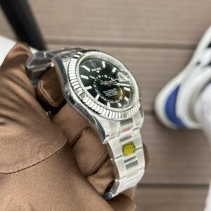 Đồng Hồ Rolex Sky-Dweller Sliver Replica 11 N Factory 41mm (4)