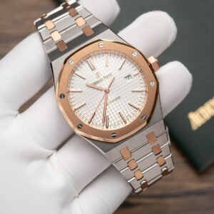 Đồng Hồ Audemars Piguet Royal Oak 15400 Demi Rose Replica ZF Factory 41mm (1)