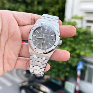 Đồng Hồ Audemars Piguet Royal Oak 15400ST Replica Mặt Xám Nhà Máy APS 41mm (1)