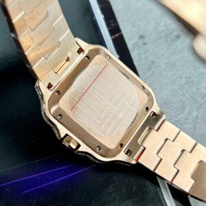 Đồng Hồ Cartier Santos Nam Đính Full Đá Replica 1 1 (9)